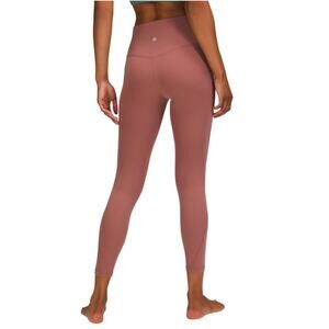 Lululemon Align High Rise Pant with Pockets 25” Size 6 Spiced Chai